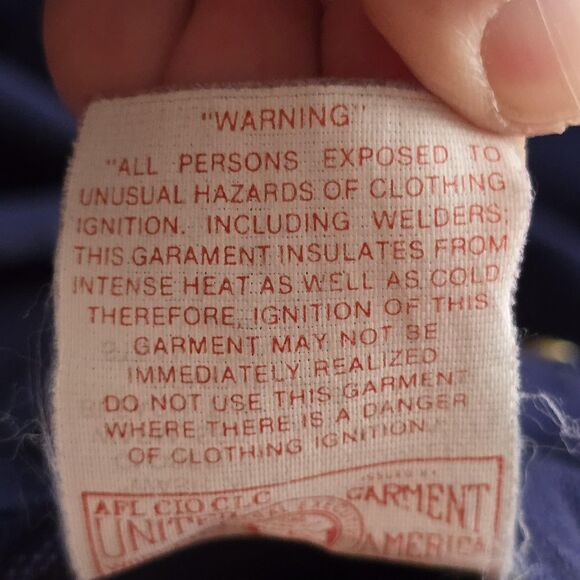 Vtg Carhartt Duck Bib Overalls Canvas Double Knee Mens 42x30 Insulated Quilted - Picture 15 of 16